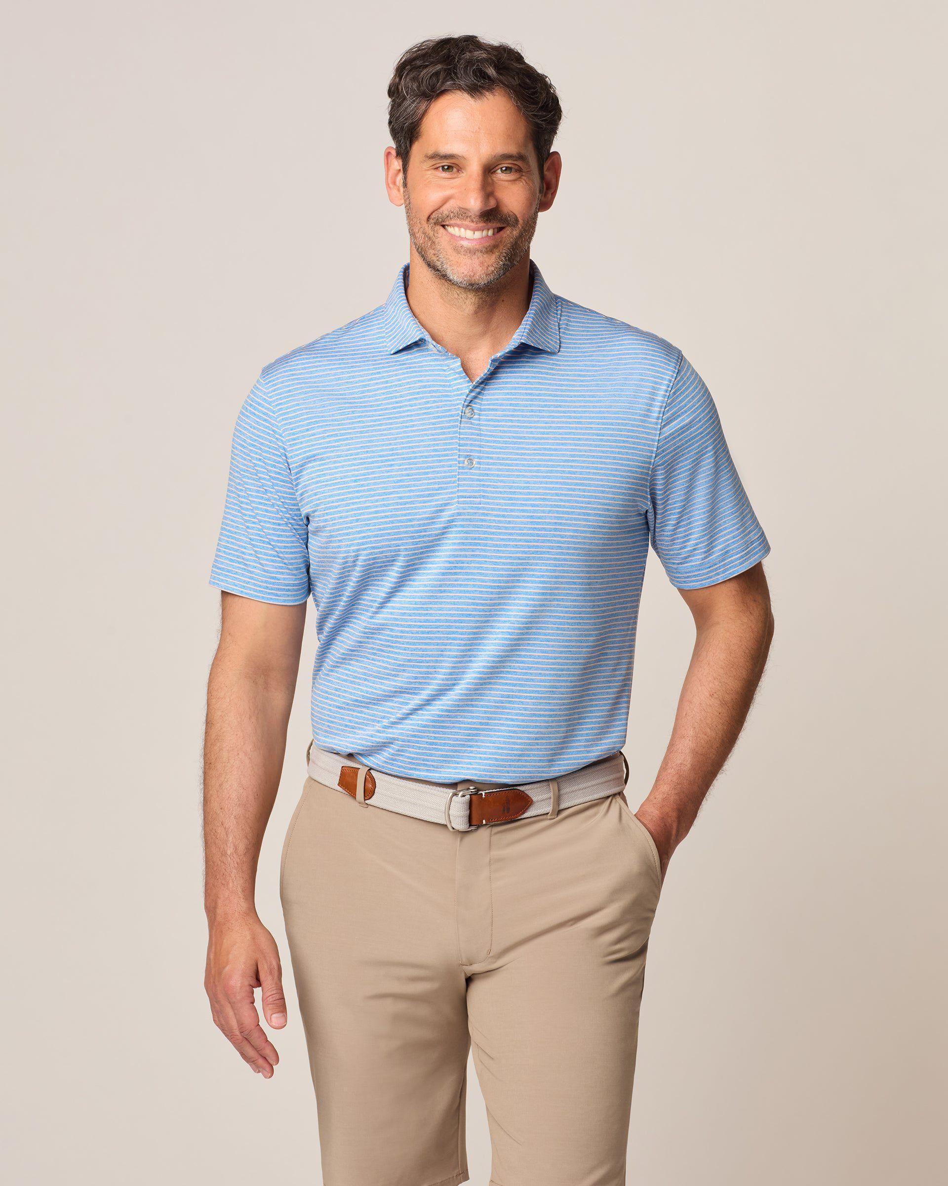 Performance Jersey Polo - Michael Stripe Male Product Image