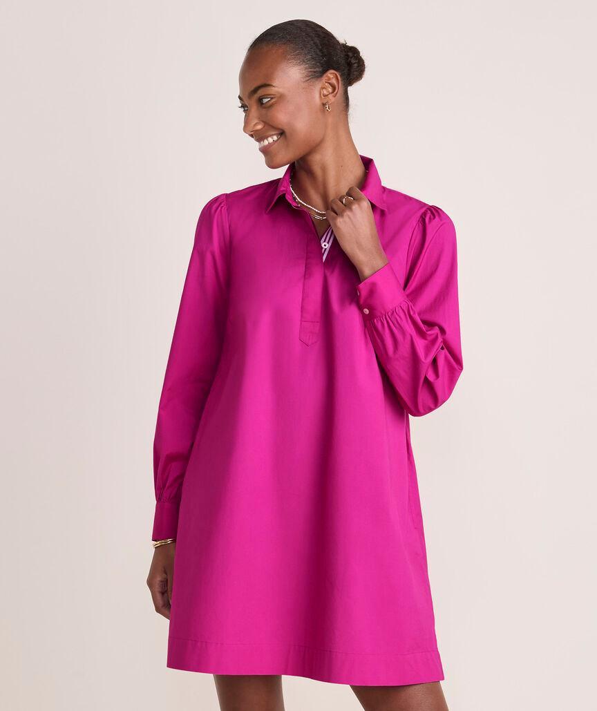 Poplin Popover Dress Product Image