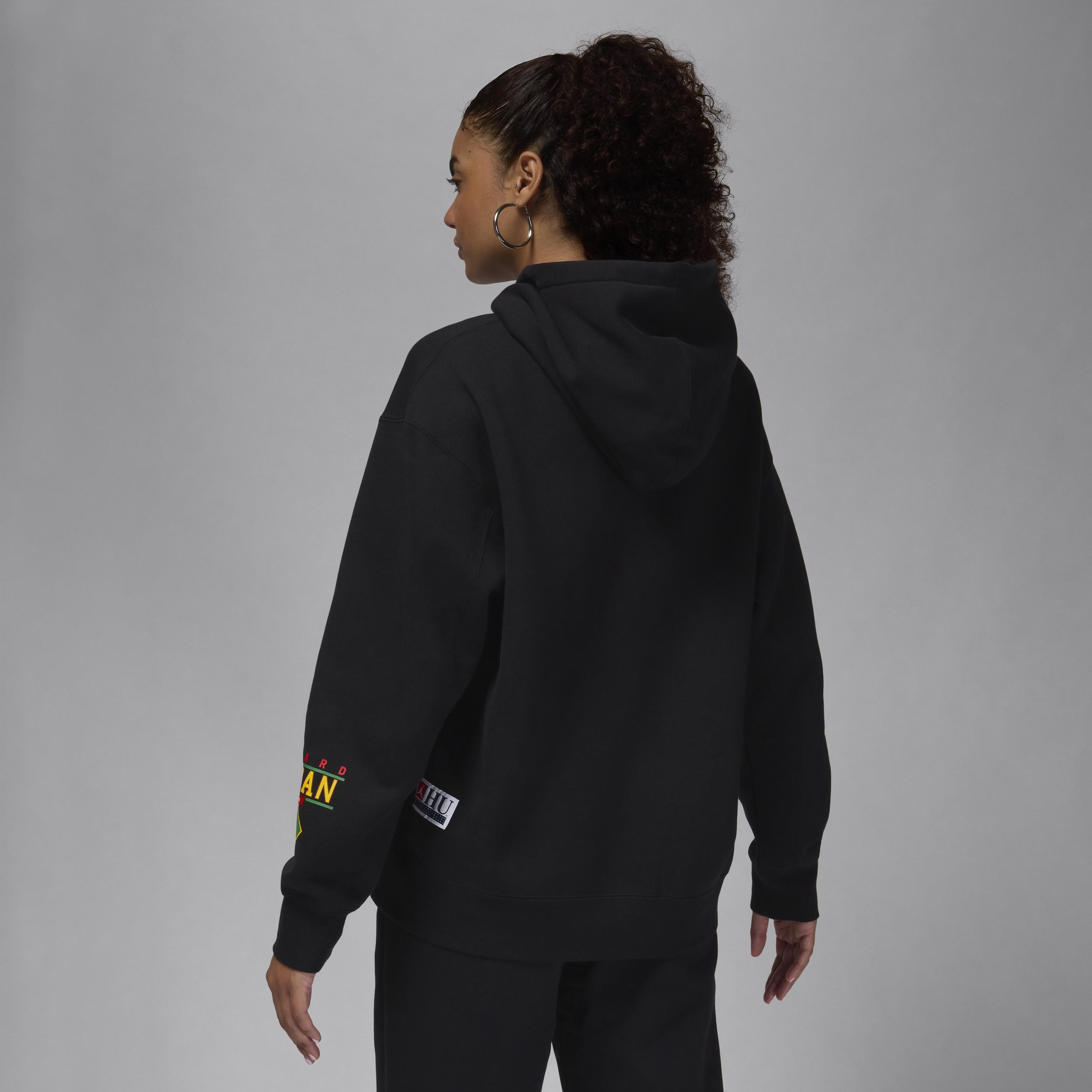 Jordan x Howard University Women's Satin-Lined Pullover Hoodie Product Image