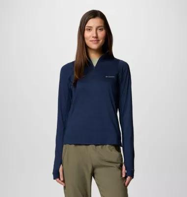 Columbia Women's Weekend Ascent Half Zip Shirt- Product Image