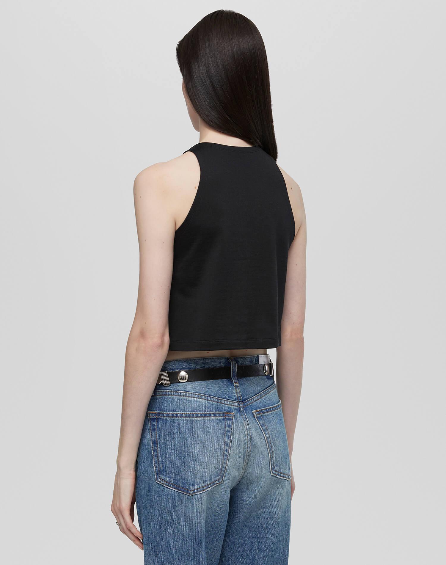 Shrunken Boyfriend Jersey - Black Product Image