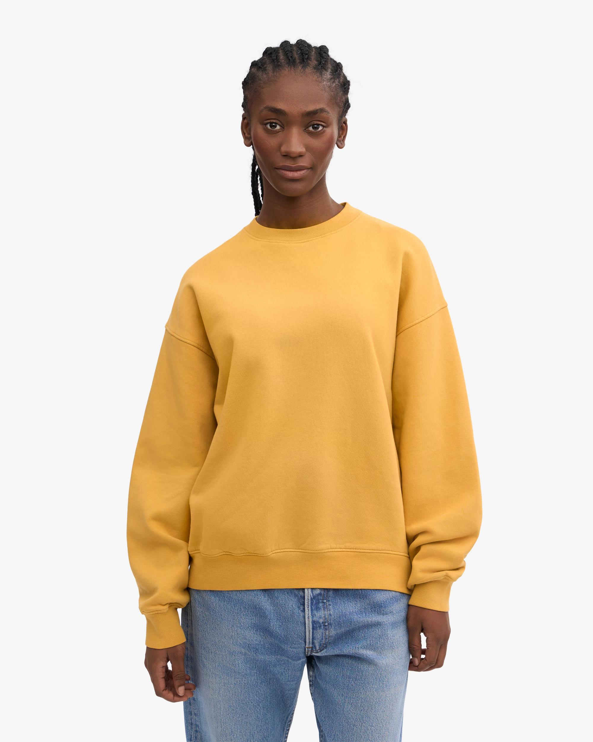 Organic Oversized Crew - Burned Yellow Product Image