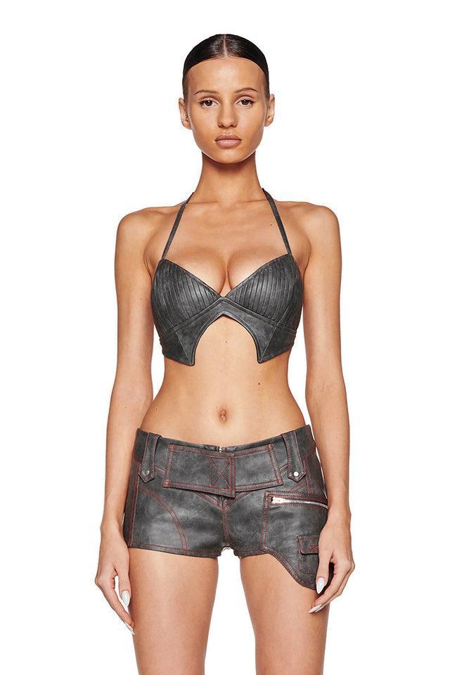 ALANA TOP - GREY : CHARCOAL Product Image