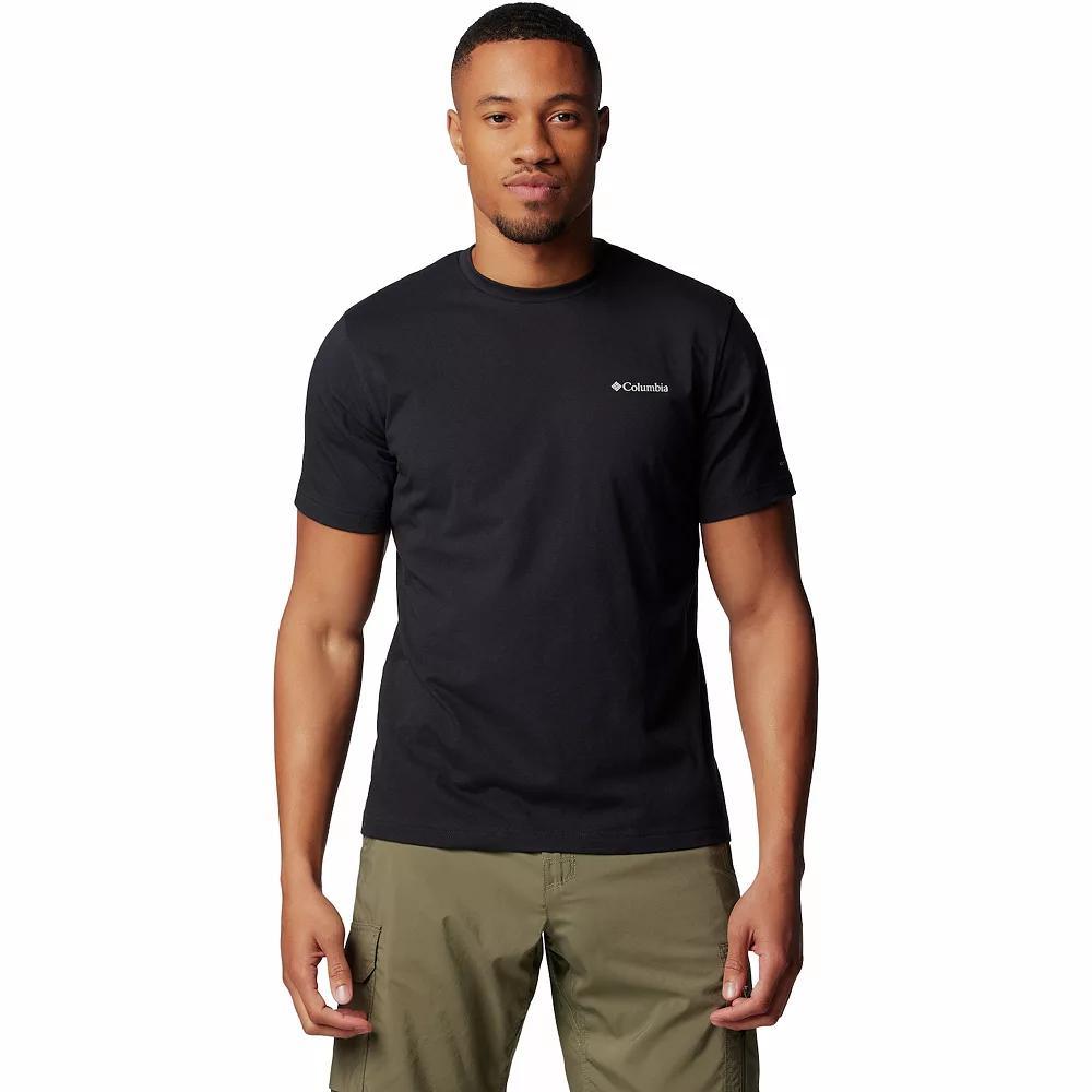 Men's Columbia Thistletown Hills Omni-Wick Performance Tee, Size: XL, Black Product Image
