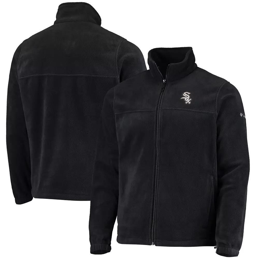 Men's Columbia Black Chicago White Sox Full-Zip Flanker Jacket, Size: Small Product Image