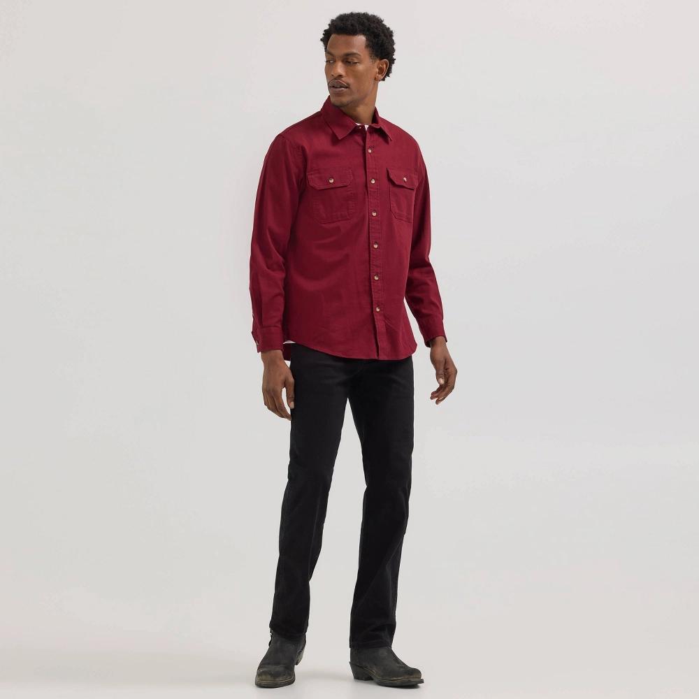 Wrangler Men's Straight Jeans - Black Wash 36x29: Midweight Denim, Stretch, Fly Button Closure Product Image