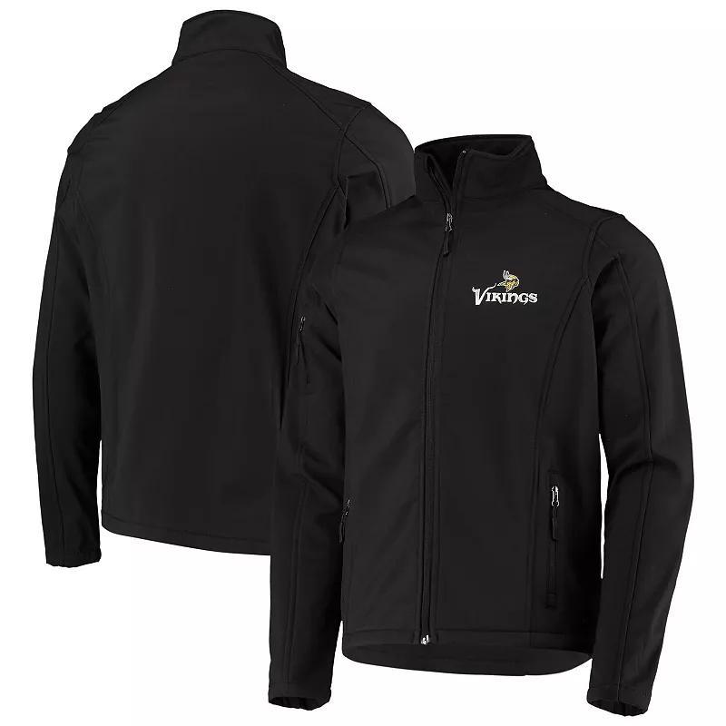 Men's Dunbrooke Black Minnesota Vikings Sonoma Softshell Full-Zip Jacket, Size: Small Product Image