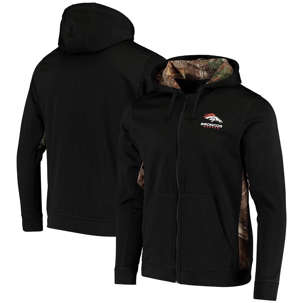 Men's Dunbrooke Black/Realtree Camo Denver Broncos Decoy Tech Fleece Full-Zip Hoodie, Size: Small Product Image