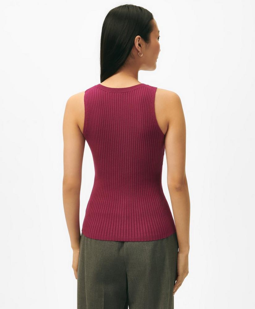 Twinset Silk Blend Ribbed V-Neck Cardigan Product Image
