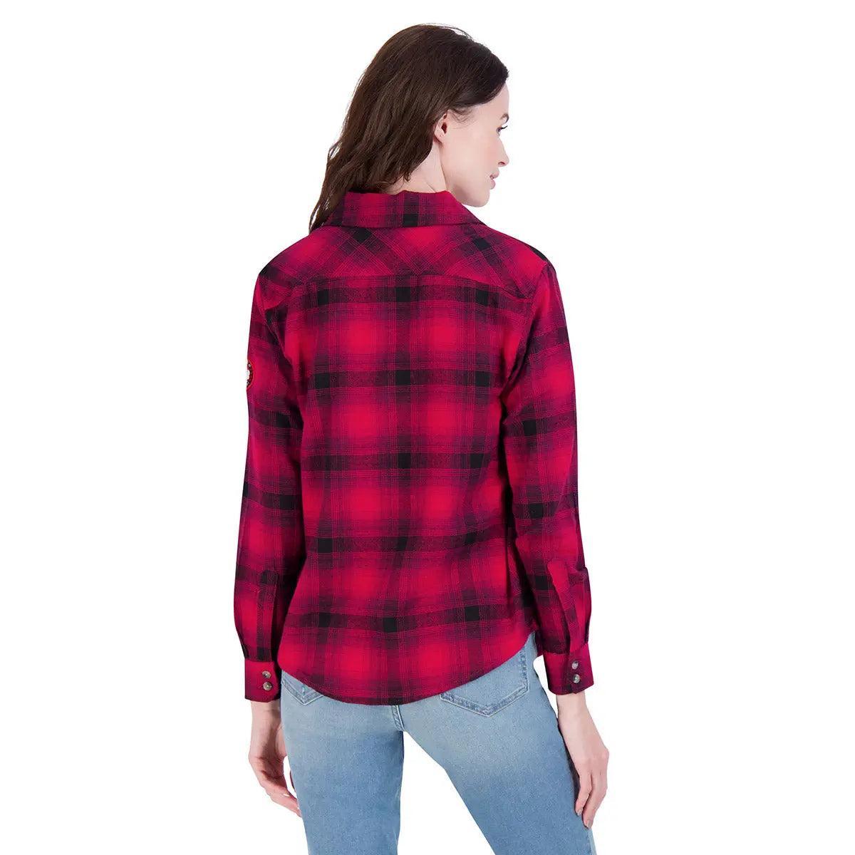 Canada Weather Gear Women's Vintage Plaid Double Pocket Shirt Product Image