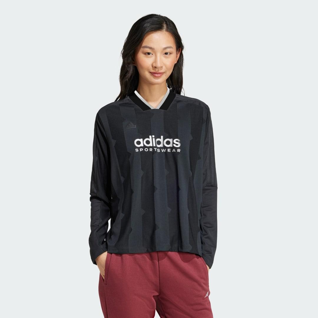 adidas Womens adidas Tiro Q4 JQ Long Sleeve Top - Womens Black Product Image