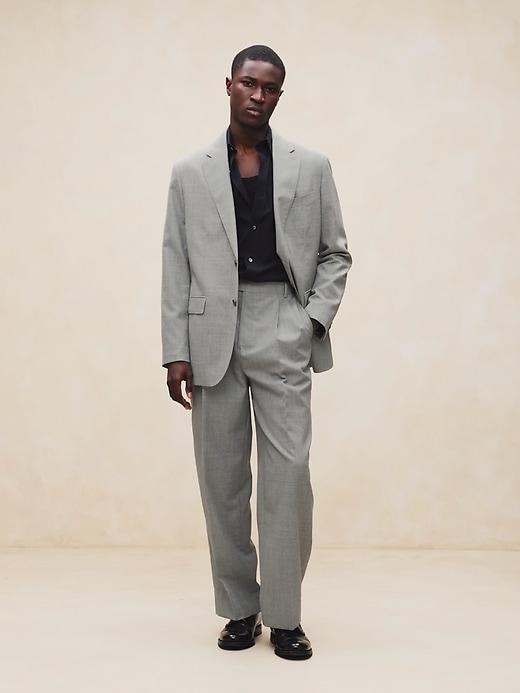 Signature Italian Rustico Wide-Leg Suit Pant Product Image