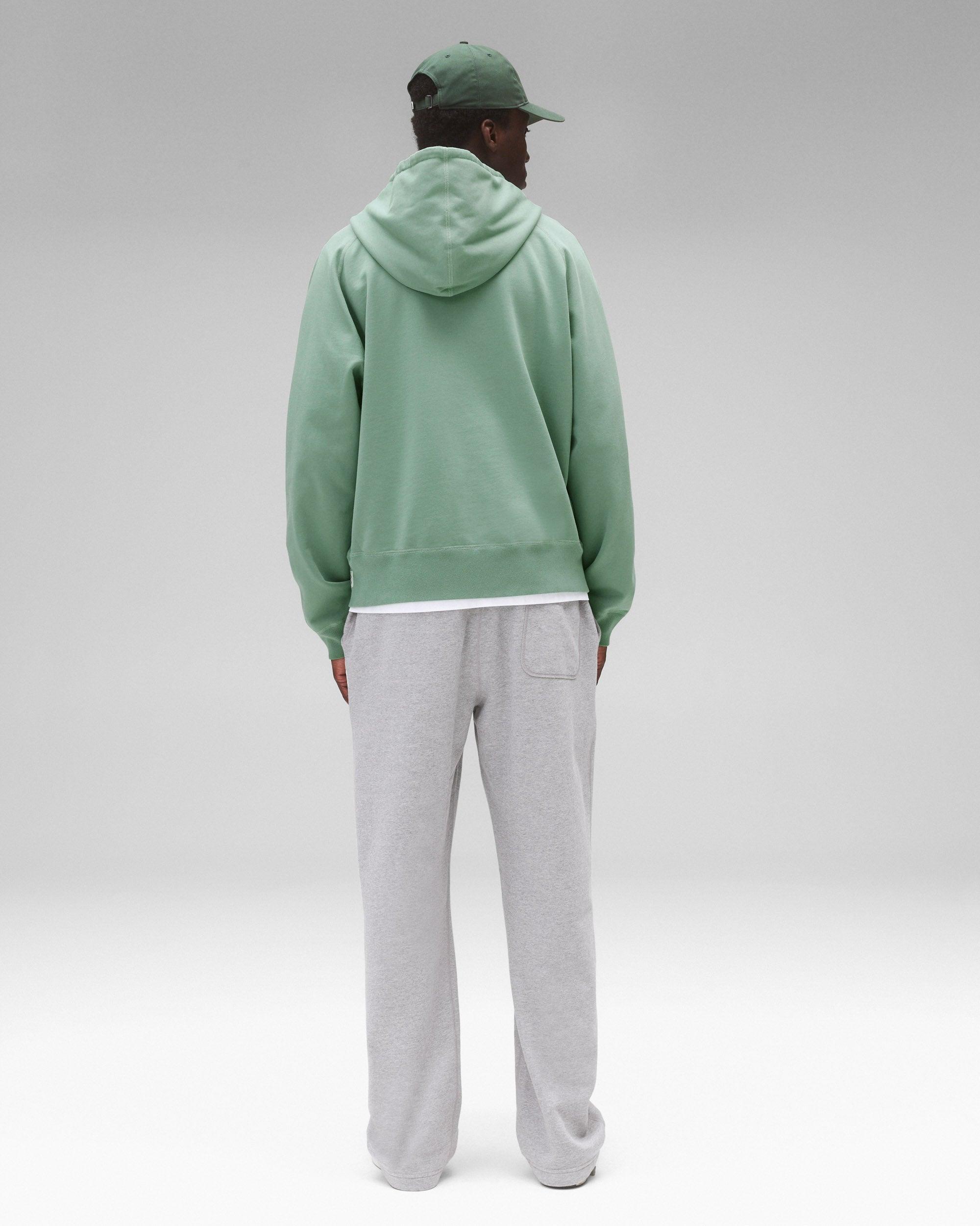 Midweight Terry Relaxed Zip Hoodie Male Product Image