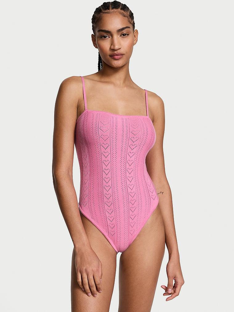 Luxe Heart Pointelle Bodysuit Product Image
