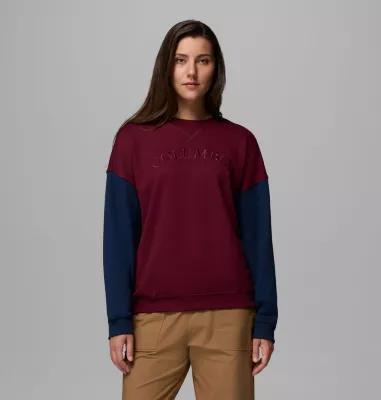 Columbia Womens Bugasweat Graphic Crew- Product Image