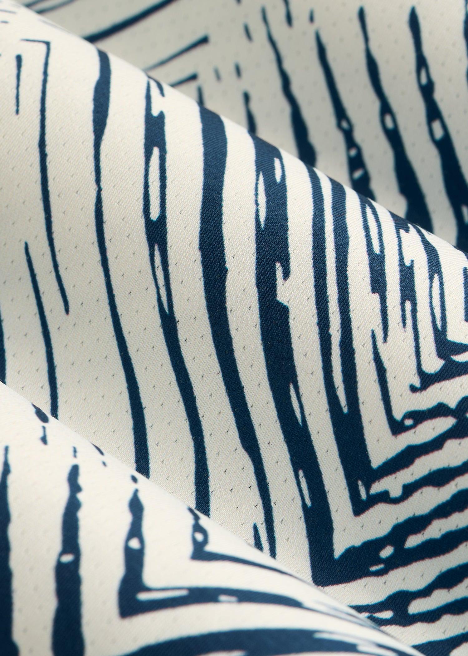 Golf Performance Tall Men's Polo Shirt in Navy Chevron Product Image