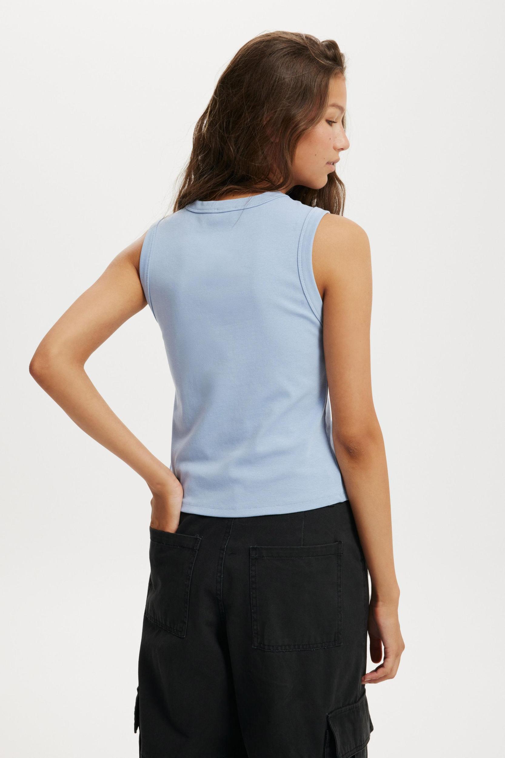 Charlie Button Front Tank Product Image