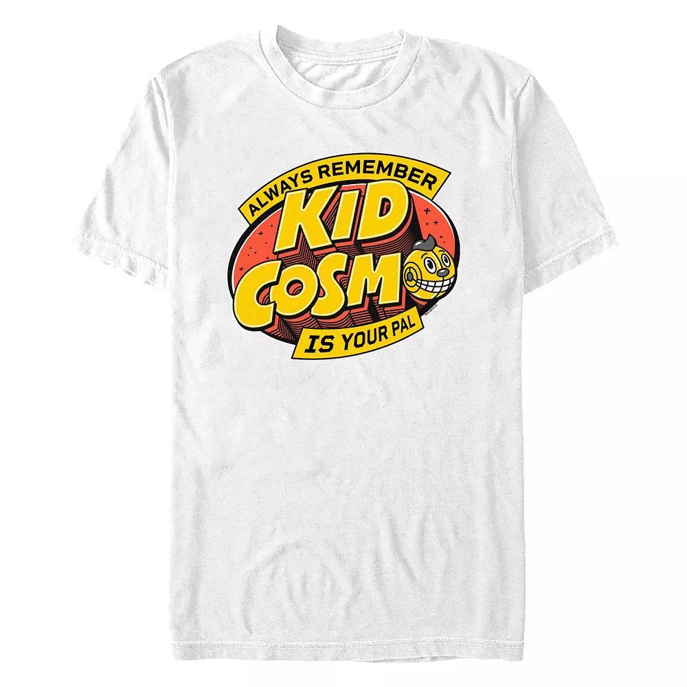 Big & Tall The Electric State Kid Cosmo Is Your Pal Stamp Graphic Tee, Men's, Size: 3XL, White Product Image