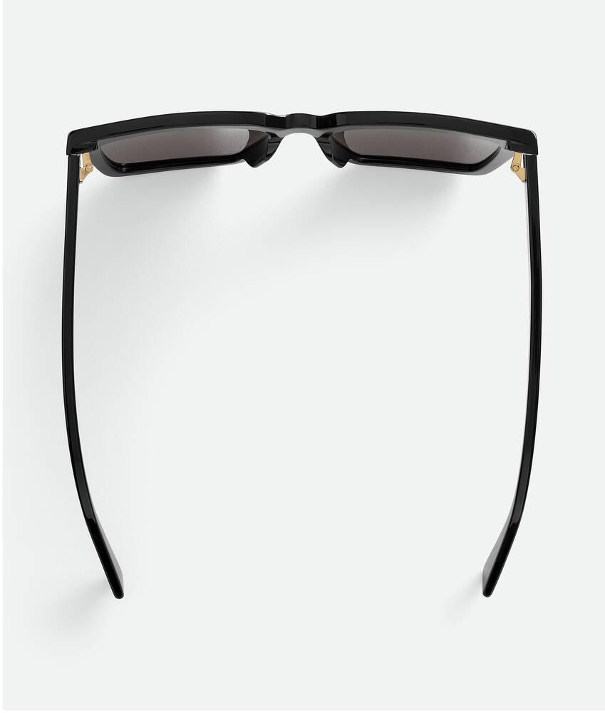 Women's Soft Recycled Acetate Square Sunglasses in Black / Grey Product Image