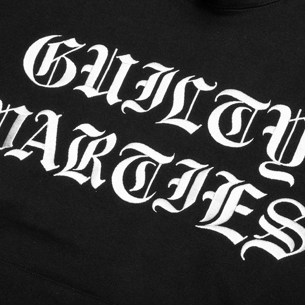 Heavy Weight Pullover Hooded Type-3 Sweatshirt - Black Male Product Image