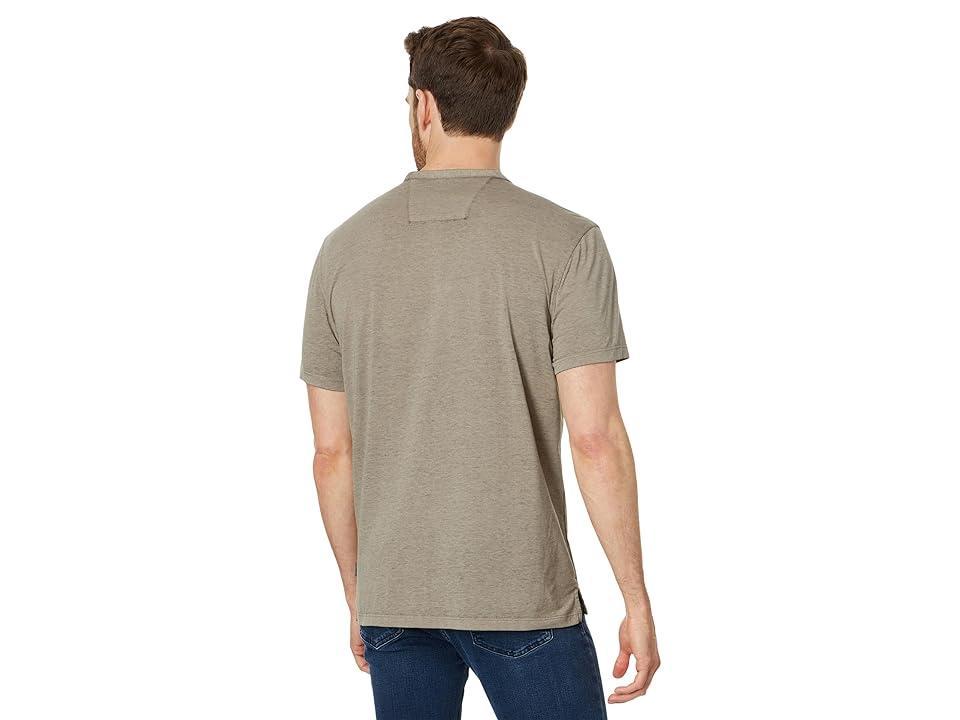 John Varvatos Duke Henley (Spruce) Men's Clothing Product Image