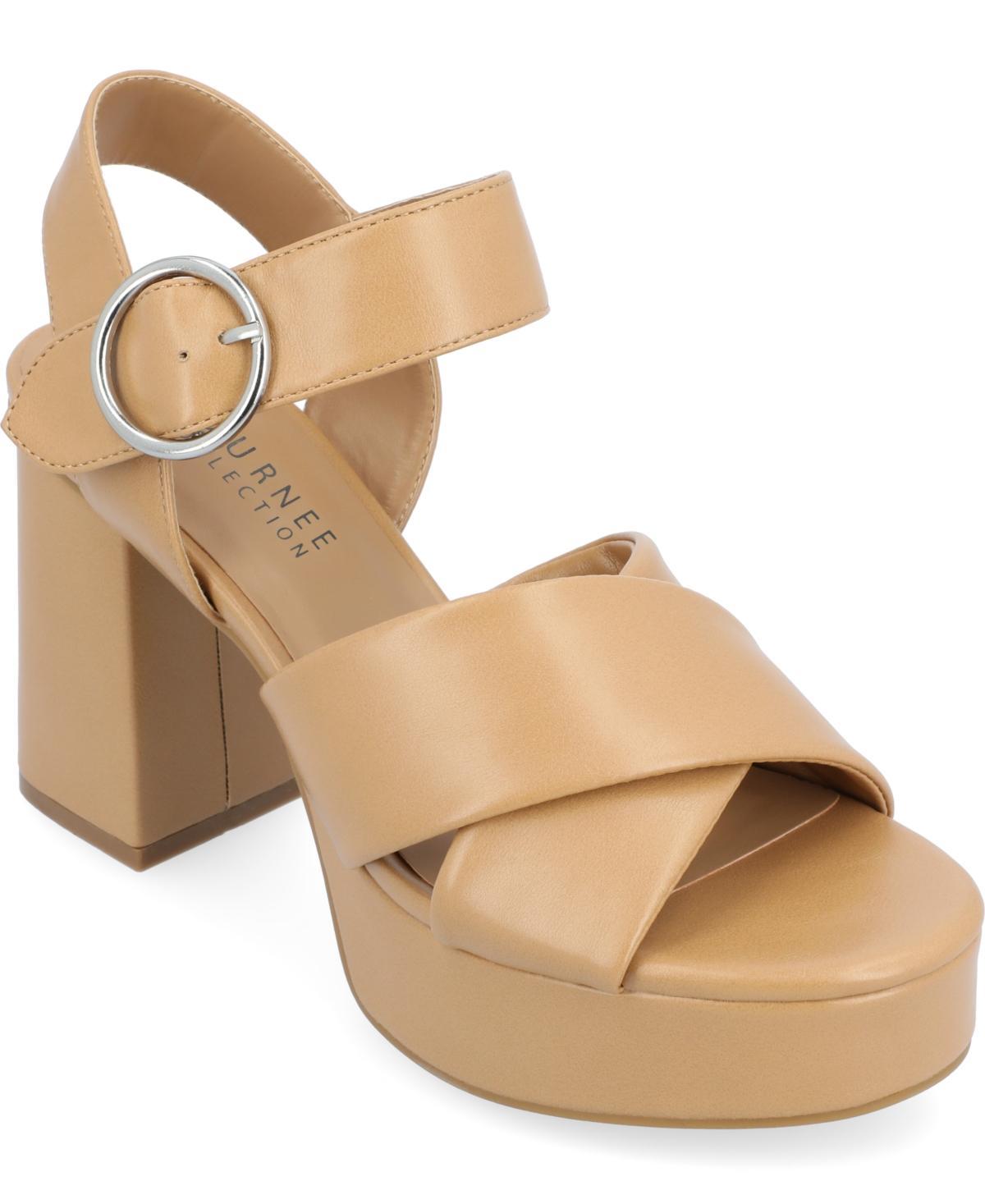 Journee Akeely Tru Comfort Foam™ Women's Heeled Sandals, Size: 11 Product Image