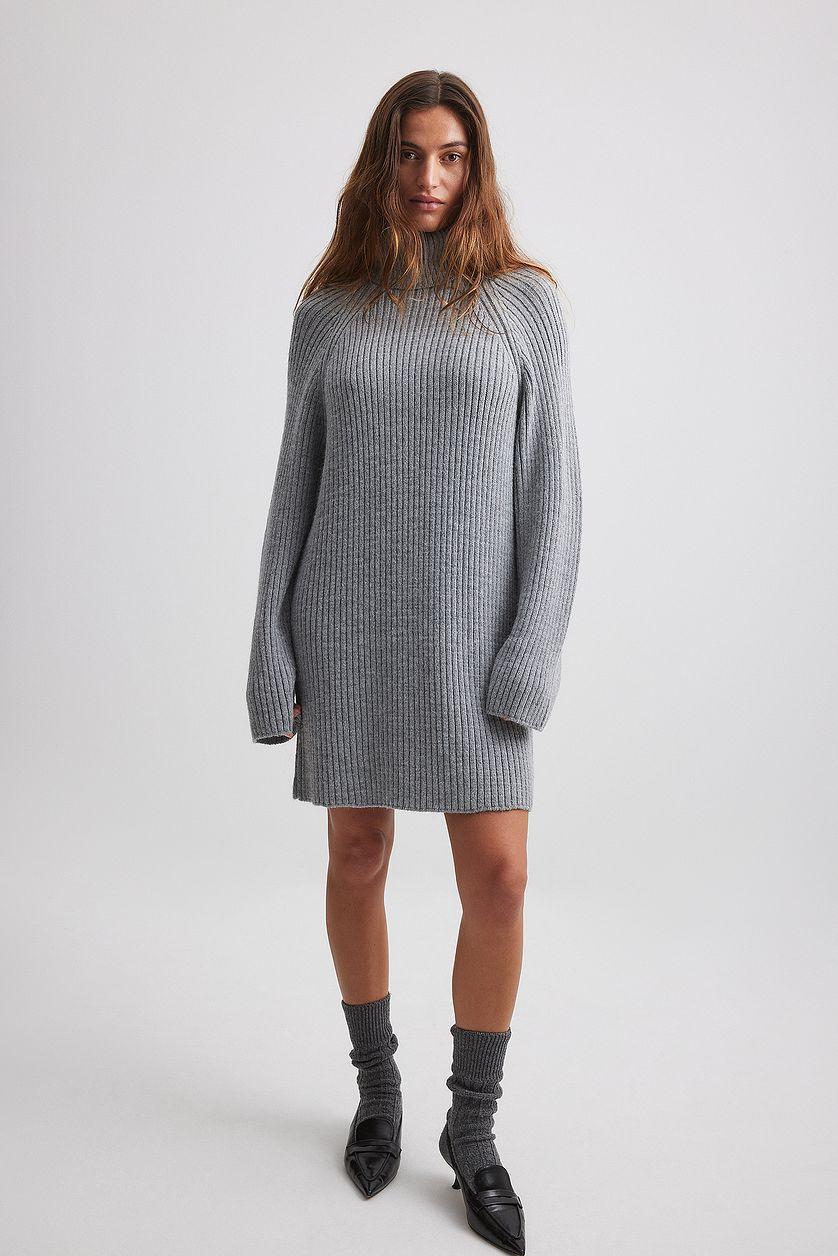 Knitted Sweater Dress Product Image