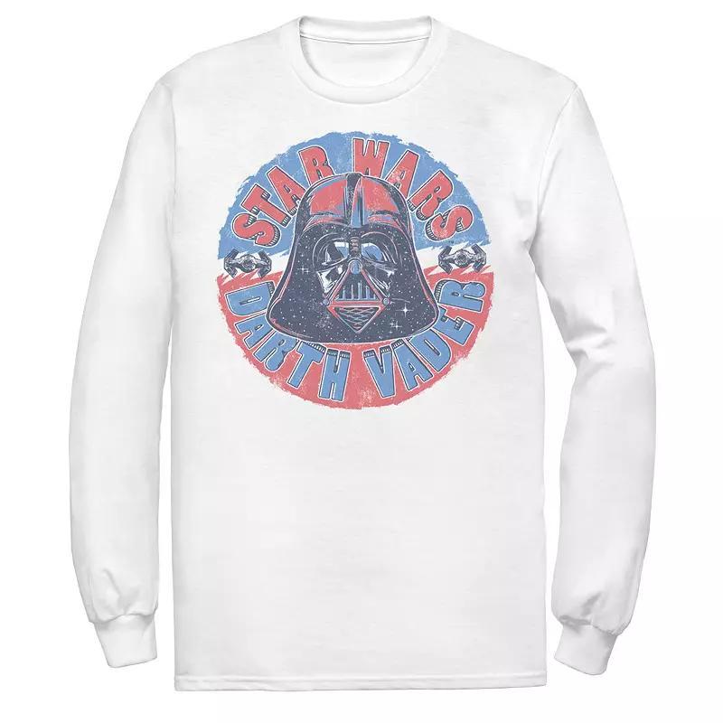 Men's Star Wars Darth Vader Circle Text Portrait Tee, Size: Large, White Product Image