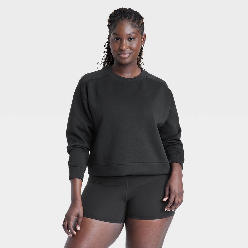 Women's Airy Sleek Crewneck Sweatshirt - All In Motion™ Product Image