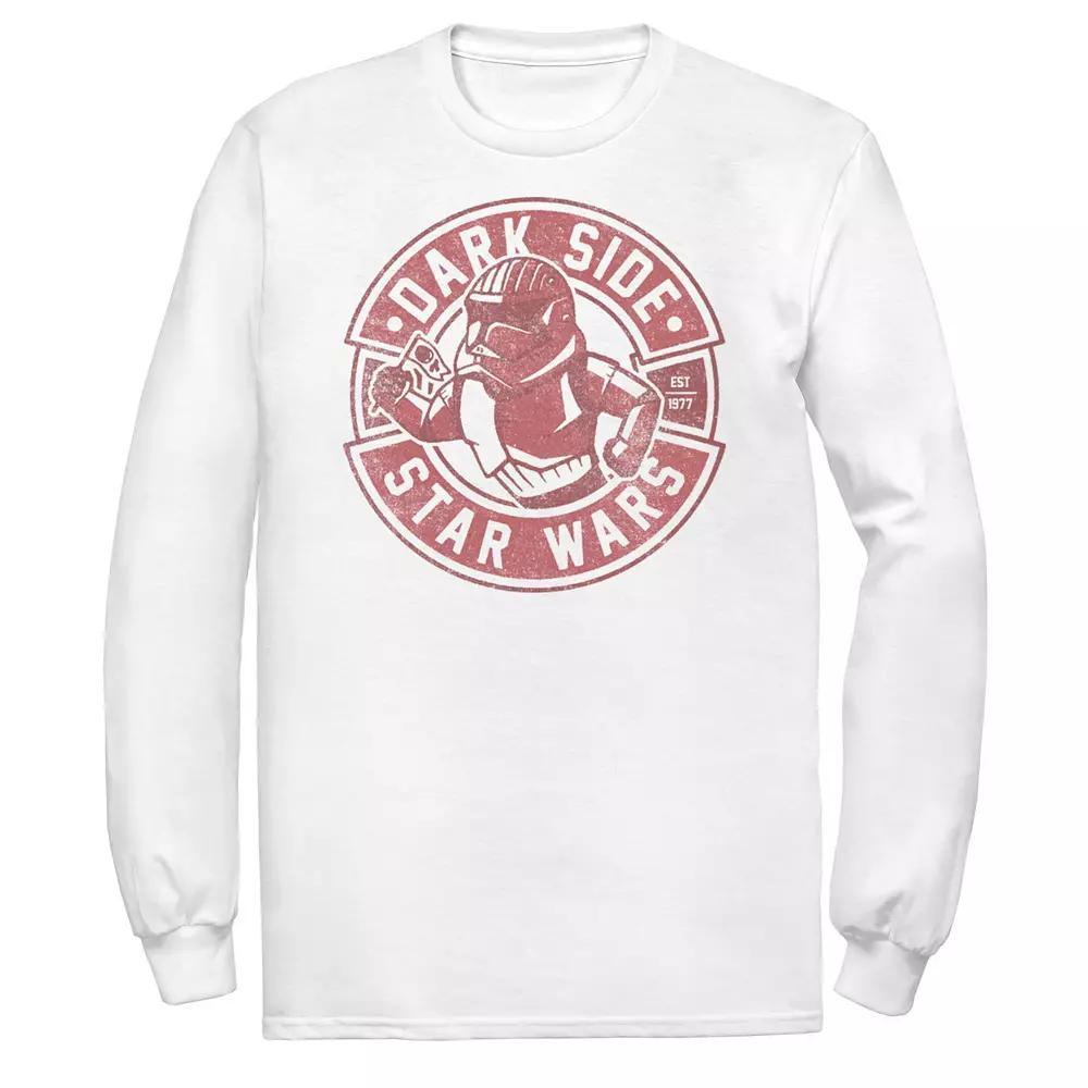 Men's Star Wars The Rise of Skywalker Sith Trooper Cartoon Long Sleeve Graphic Tee, Size: XXL, White Product Image