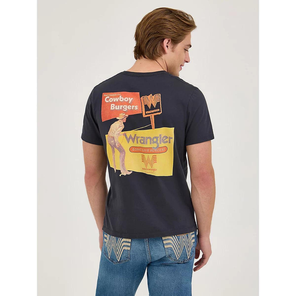 Wrangler x Whataburger Men's Cowboy Burgers T-Shirt | Men's SHIRTS | Wrangler® Product Image