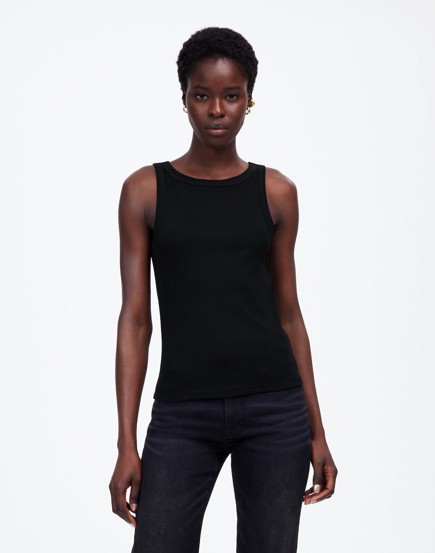 (Re)generative Cotton Essential High-Neck Tee Product Image
