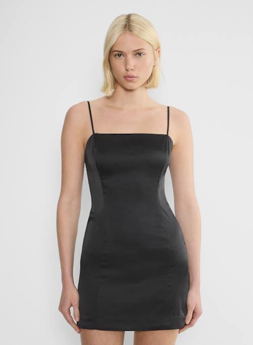 shimmer satin dress Product Image