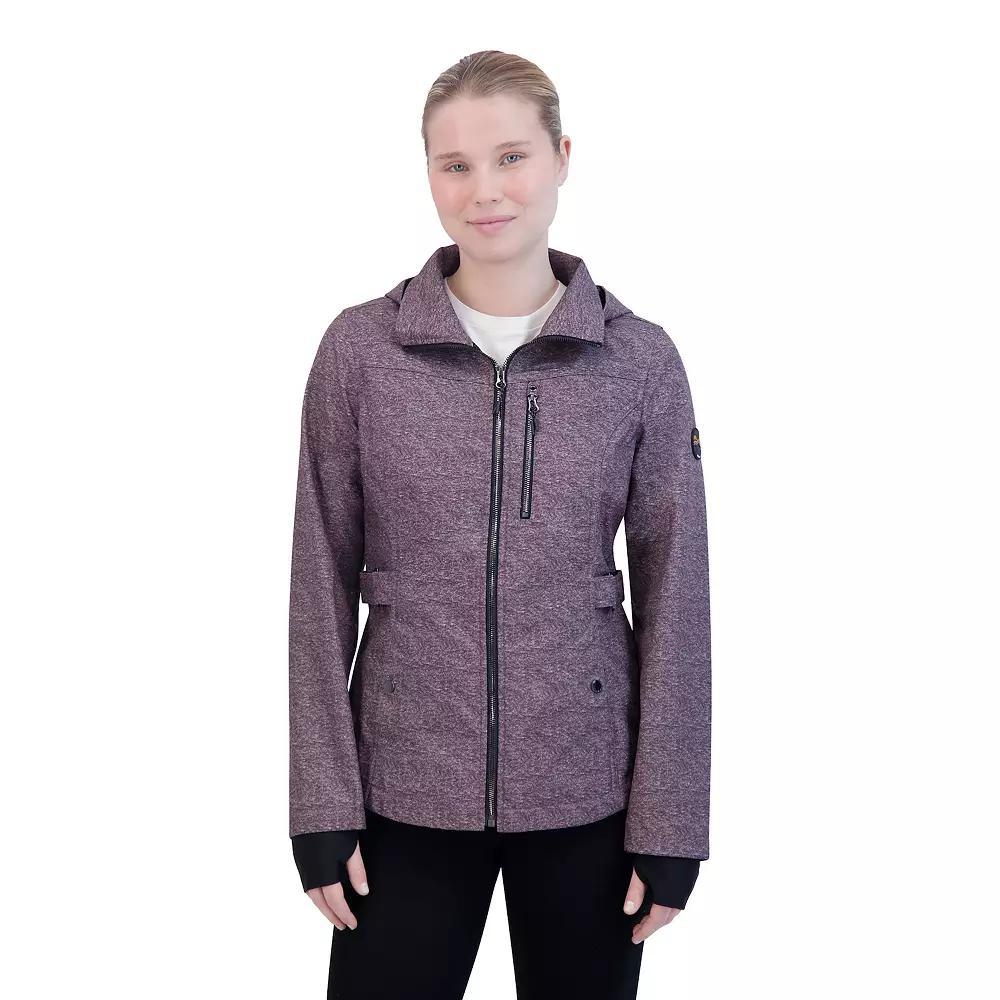 Women's Halitech Softshell Jacket, Size: Small, Plum Grey Product Image