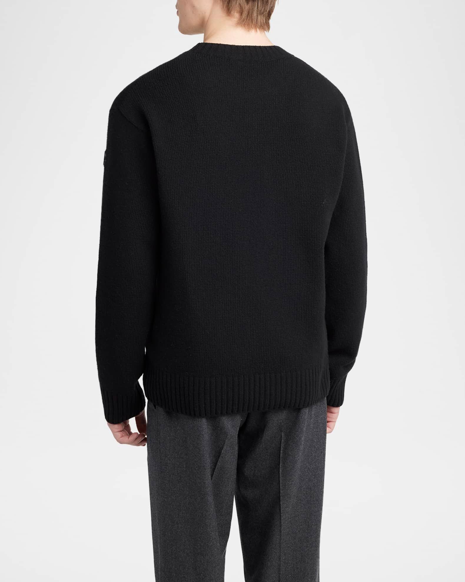 Men's Wool and Cashmere Crewneck Sweater Product Image
