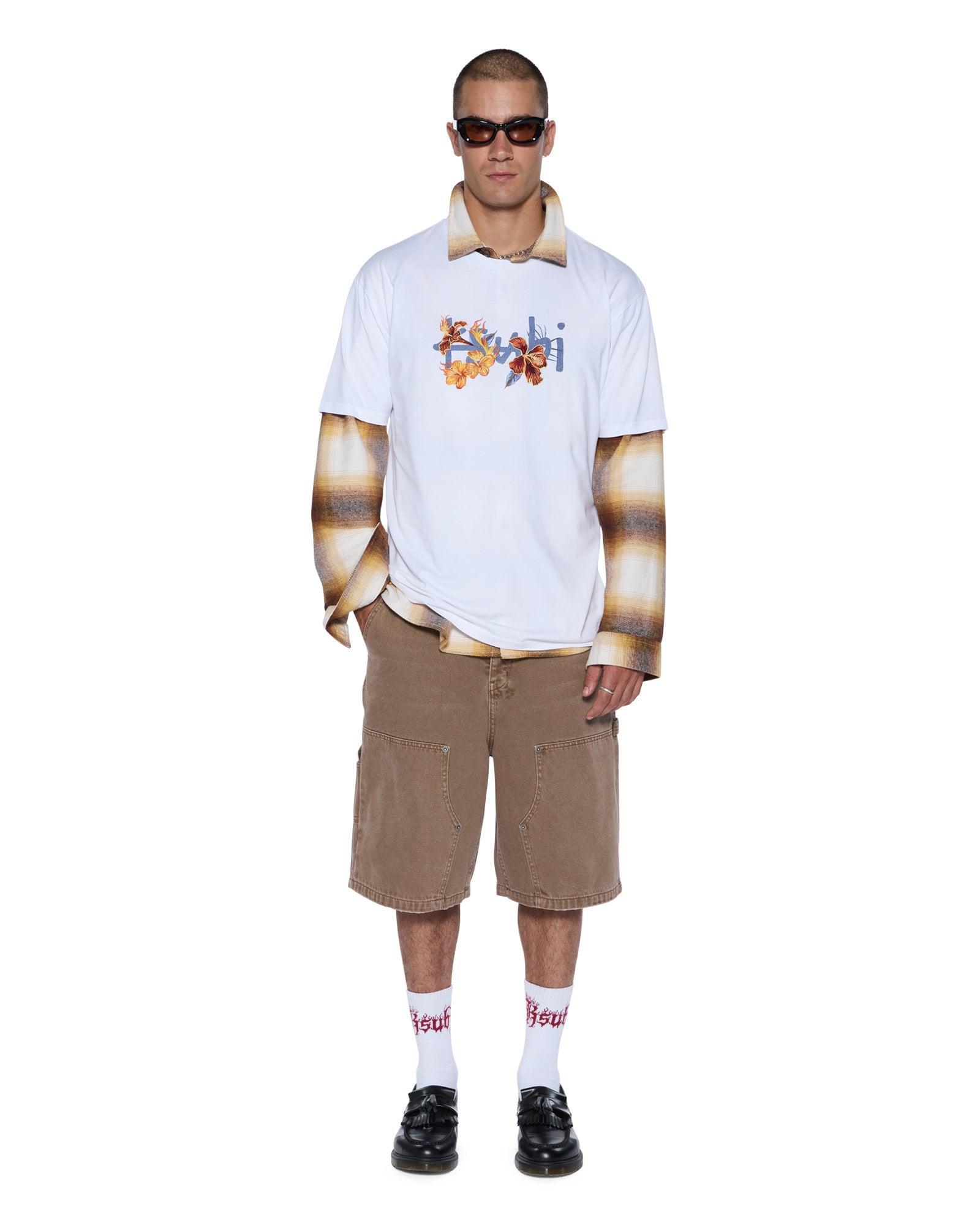 ROMEO BIGGIE SS TEE TRU WHITE Male Product Image