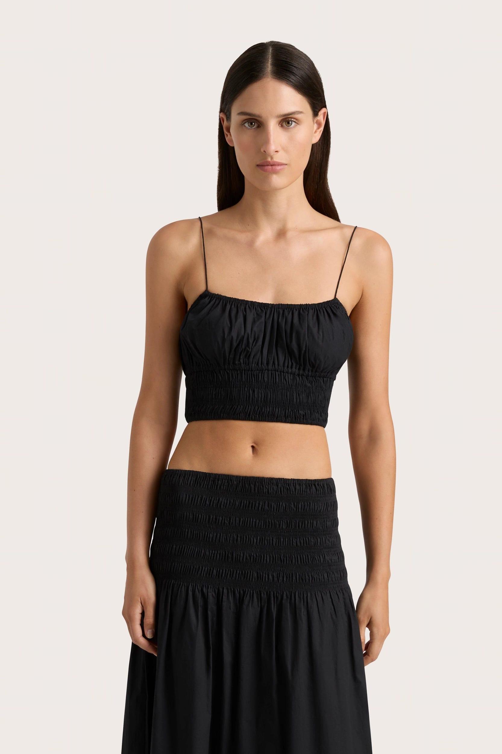 Baia Midi Skirt Black - Final Sale Product Image