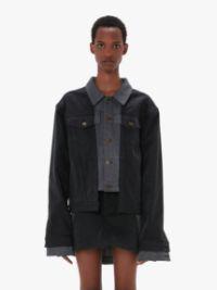 LAYERED DENIM JACKET in grey | JW Anderson US  Product Image