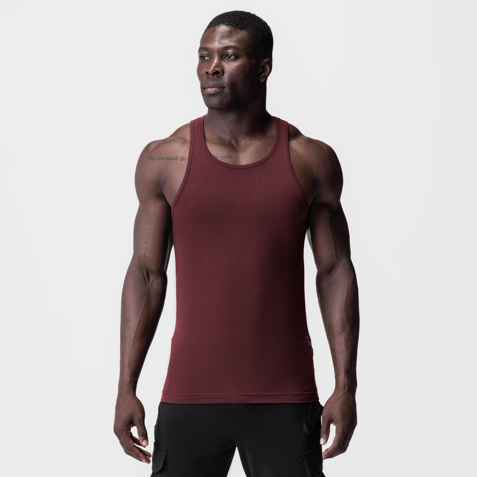0924. Supima® Essential Slim Tank - Navy Product Image