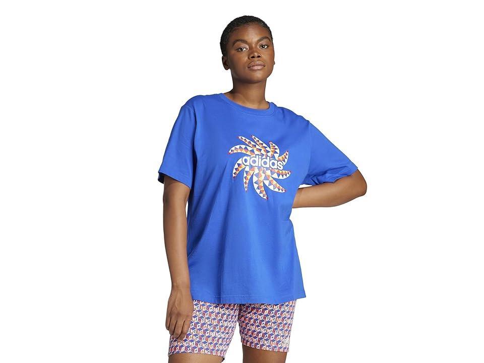 Womens Farm Rio Cotton Printed Logo T-Shirt Product Image