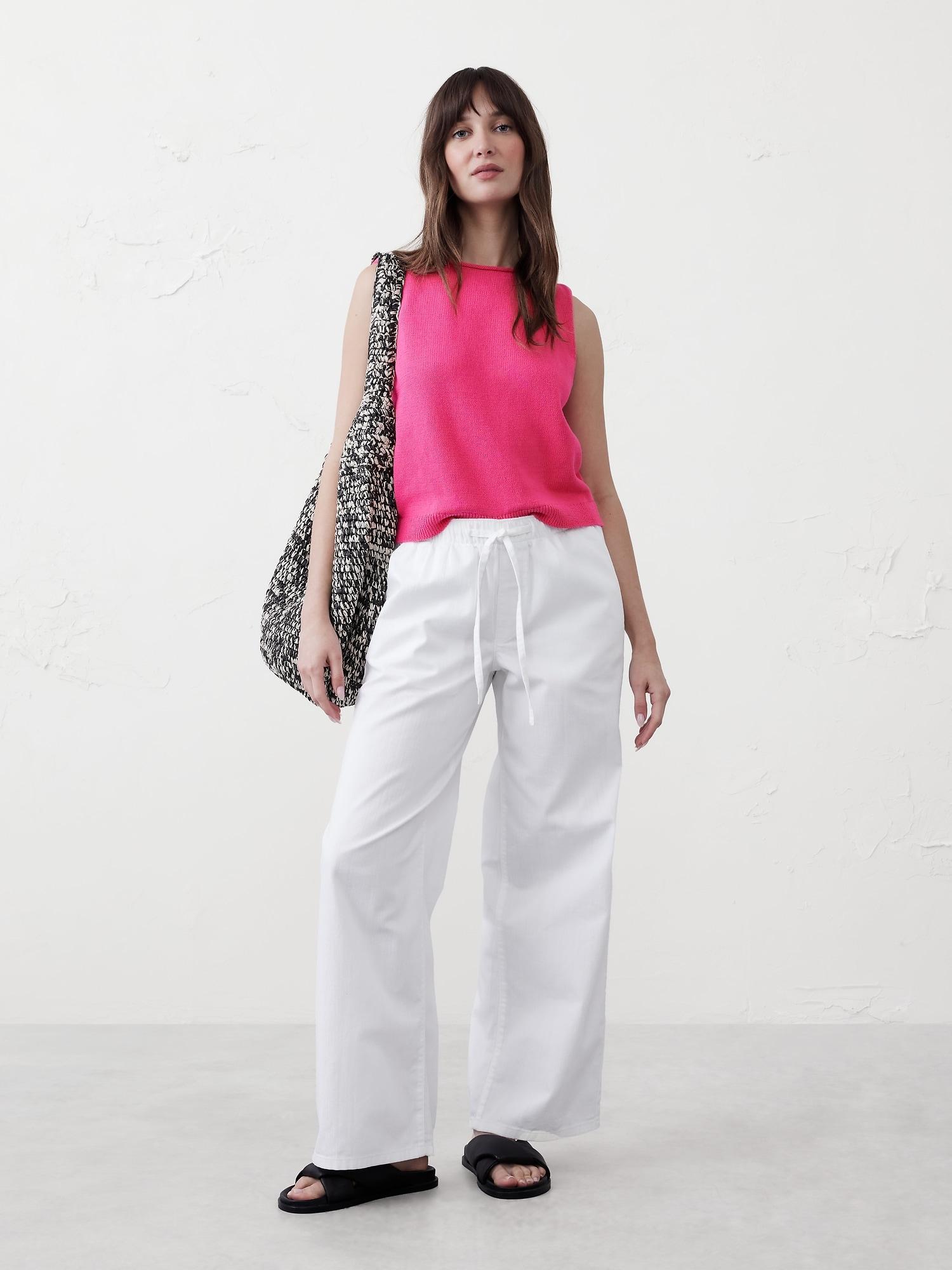 Cropped Boat-Neck Shell Product Image