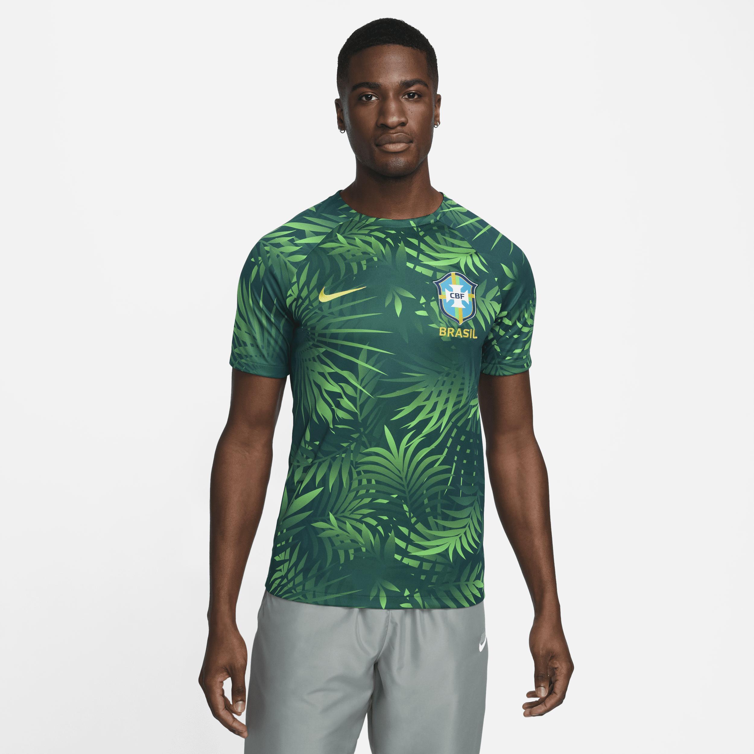 Mens Nike Green Brazil Womens National Team 2023 Academy Pro Pre-Match Jersey - Green Product Image