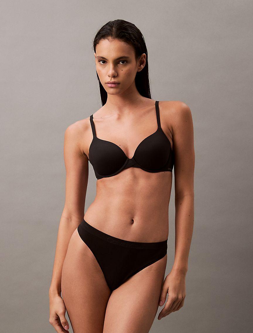 Calvin Klein Womens Bonded Flex Thong - Neutral Product Image