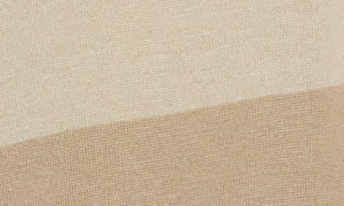 HUGO BOSS Zip-neck Polo Sweater In A Linen Blend In Light Beige Product Image
