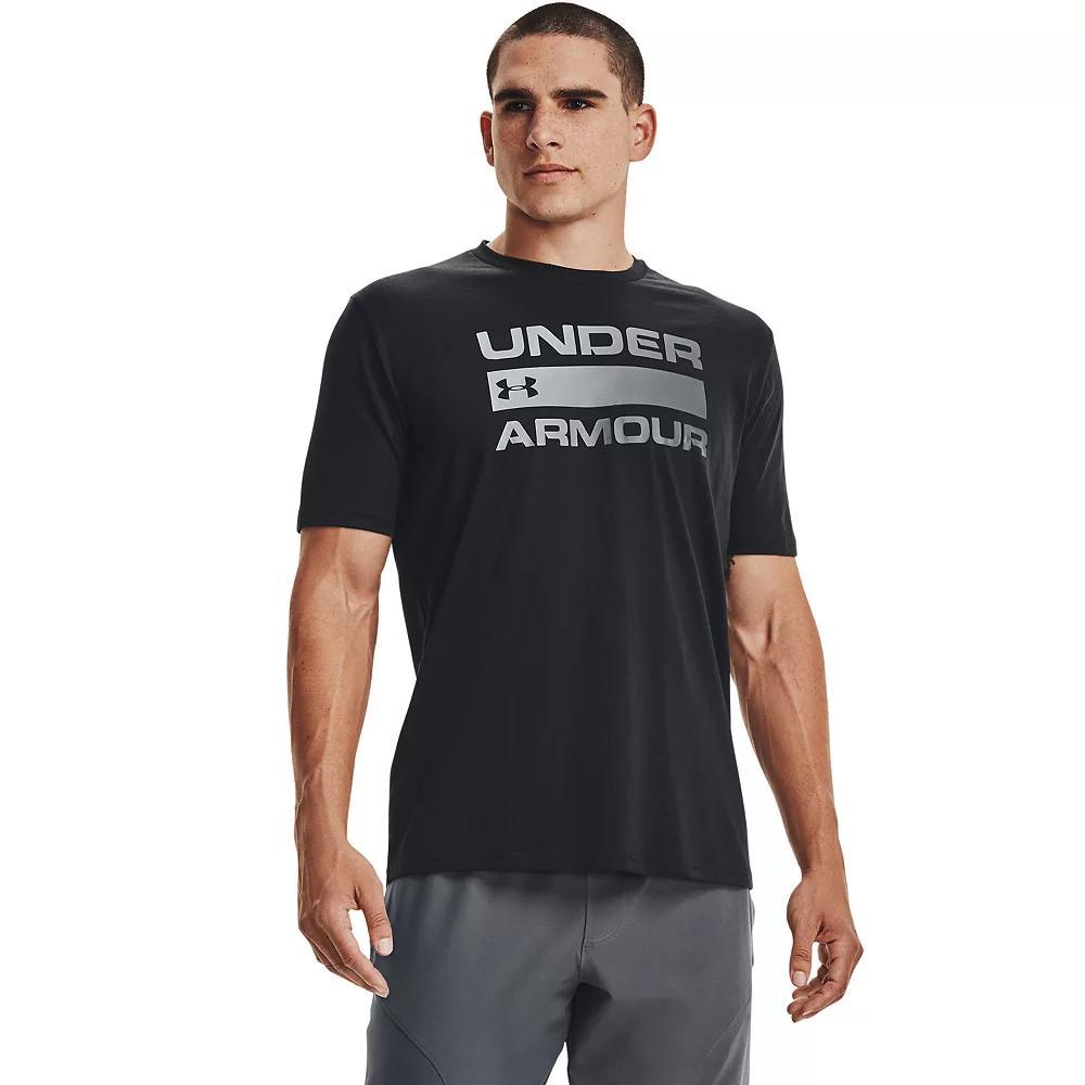 Big & Tall Under Armour Team Issue Logo Tee, Men's, Size: 3XL, Dark Black Product Image