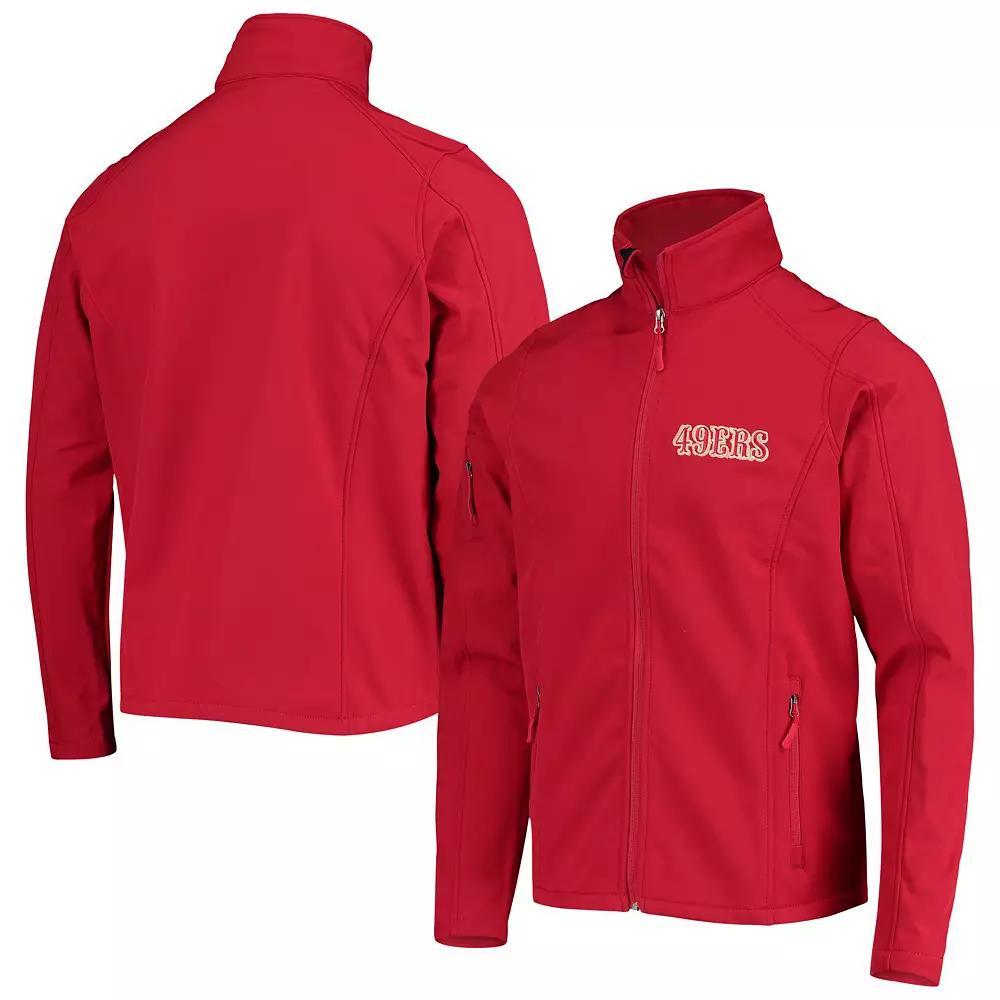 Men's Dunbrooke Scarlet San Francisco 49ers Sonoma Softshell Full-Zip Jacket, Size: 3XL, Red Product Image