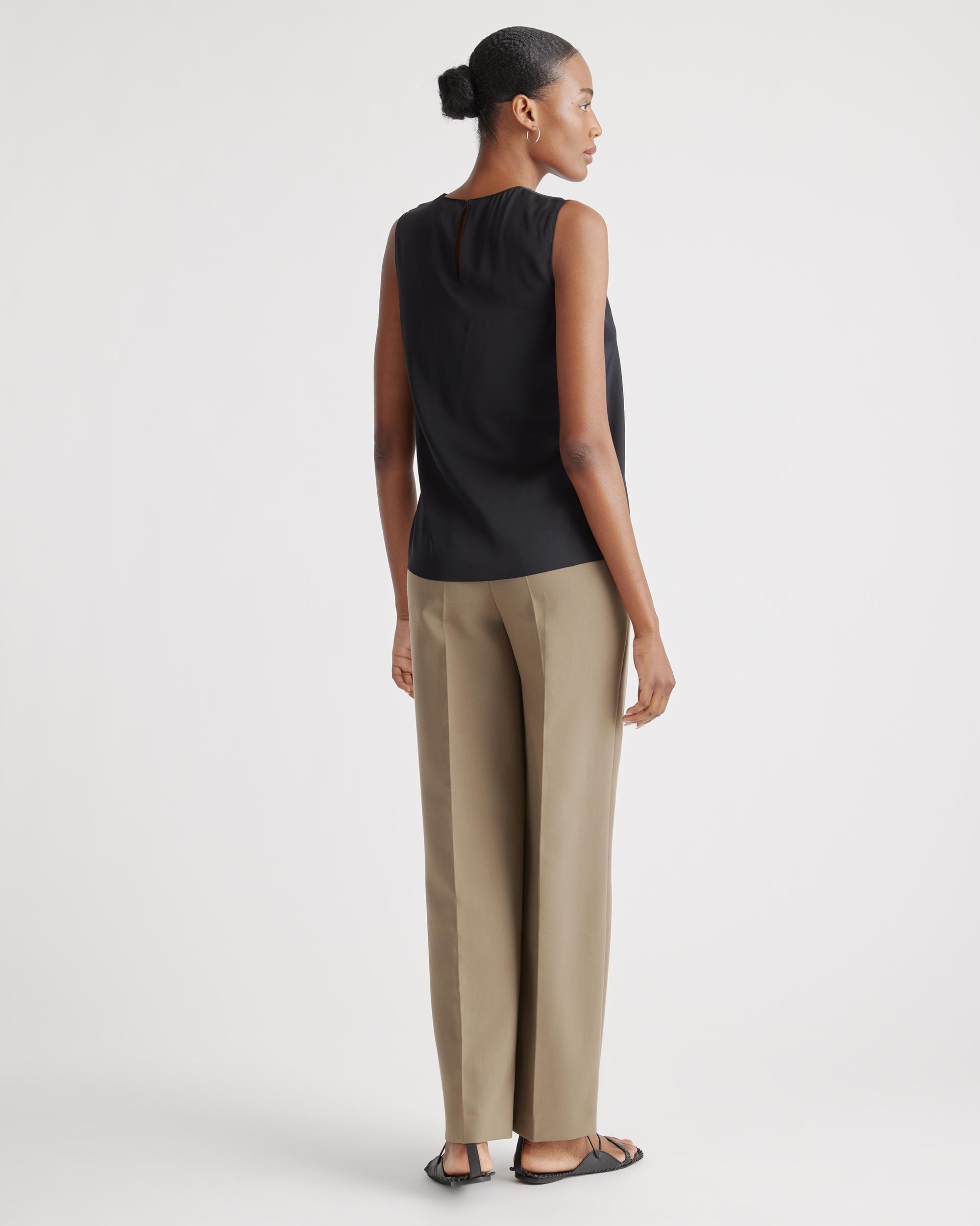 Quince | Women's Washable Stretch Silk Shell Tank Top Mulberry Silk Product Image