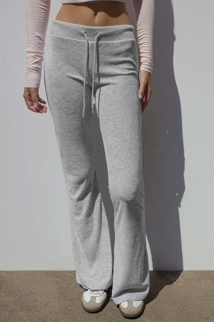 Chenille flared pants Product Image