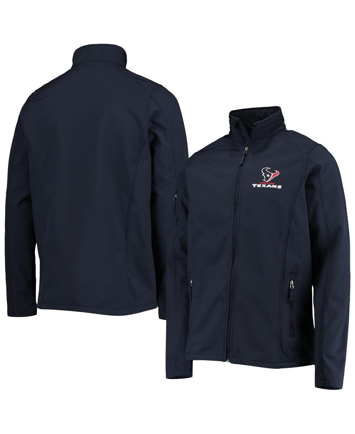 Men's Dunbrooke Navy Houston Texans Big & Tall Sonoma Softshell Full-Zip Jacket, Size: XLT, Blue Product Image