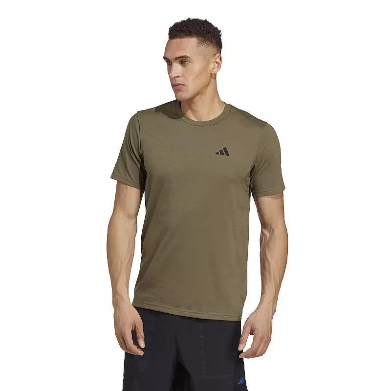 Men's adidas Train Essentials Feelready Training Tee, Size: Medium, Dark Blue Product Image